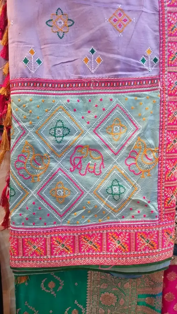 Pink fancy saree